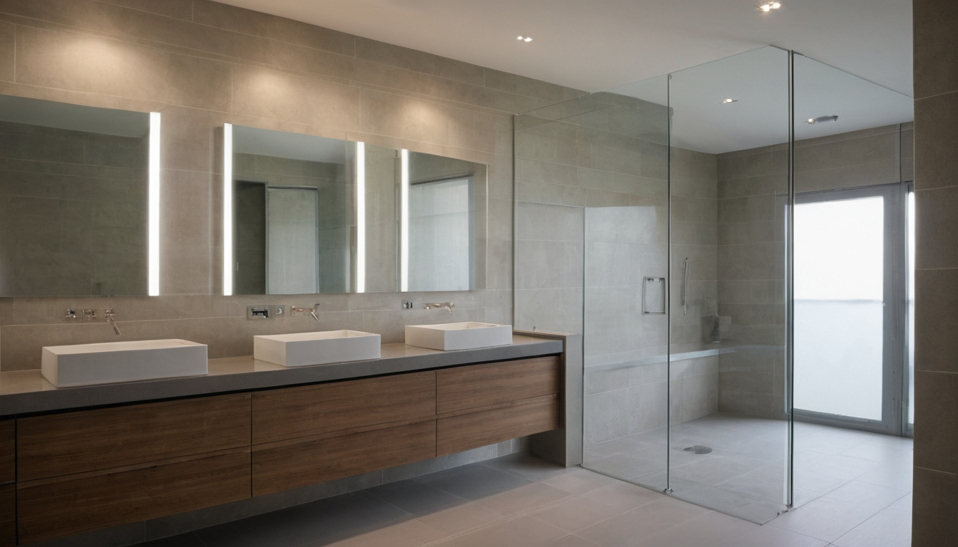 Mirror Over a Mirrored Bathroom Wall: Fixings, Lighting, Demisting, and Edge Durability